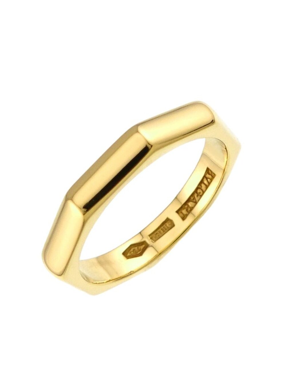 Bvlgari Octagonal Ring 18K Yellow Gold